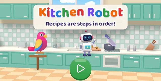 Kitchen Robot title screen