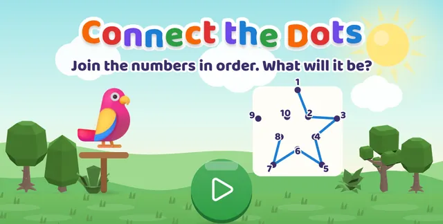 Connect the Dots title screen