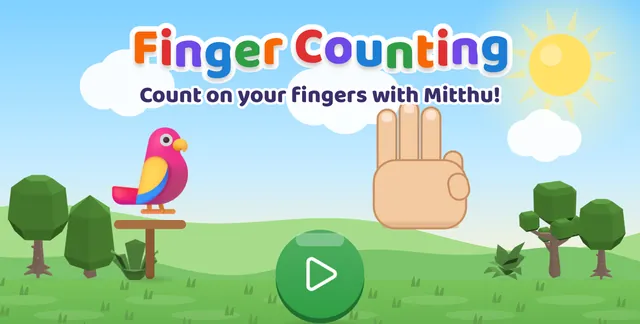 Finger Counting title screen