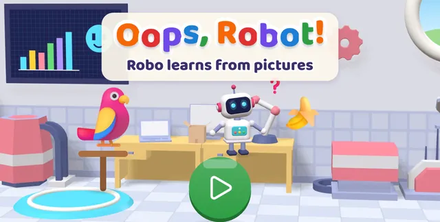 Oops, Robot! title screen
