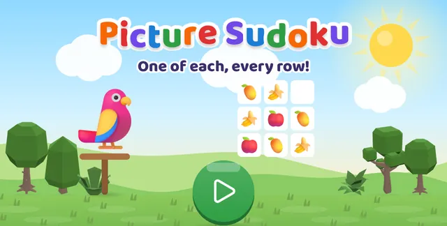 Picture Sudoku title screen