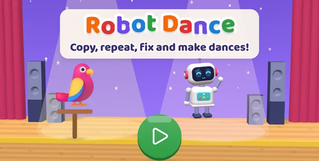 Robot Dance title screen