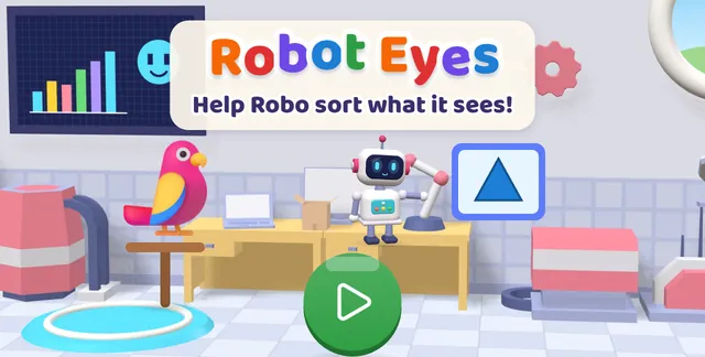 Robot Eyes title screen