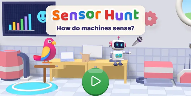 Sensor Hunt title screen