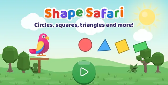 Shape Safari title screen