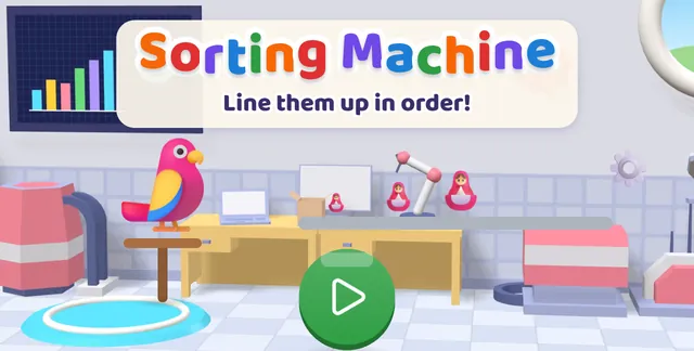Sorting Machine title screen