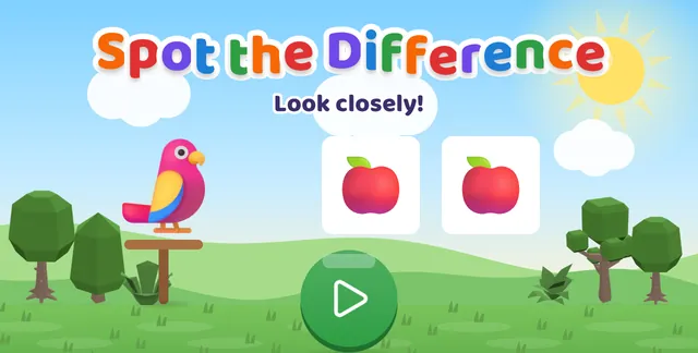 Spot the Difference title screen