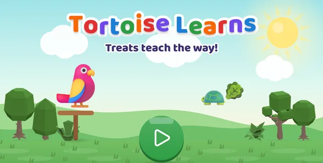 Tortoise Learns title screen